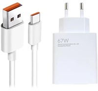 Xiaomi 67W nabjeka s USB-C kabelem bl - rozbaleno, pokozen krabika