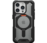 UAG Plasma odoln zadn kryt se stojnkem a MagSafe magnety pro Apple iPhone 15 Pro ern / oranov