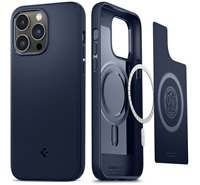 Spigen Mag Armor zadn kryt pro Apple iPhone 14 Pro Max modr