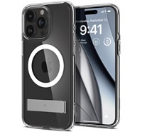 Spigen Ultra Hybrid S zadn kryt se stojnkem a podporou MagSafe pro Apple iPhone 15 Pro Max ir