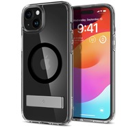 Spigen Ultra Hybrid S zadn kryt se stojnkem a podporou MagSafe pro Apple iPhone 15 Plus ern