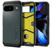 Spigen Tough Armor odoln zadn kryt pro Google Pixel 9 / 9 Pro zelen