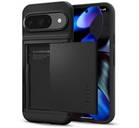 Spigen Slim Armor CS zadn kryt s prostorem na karty pro Google Pixel 9 / 9 Pro ern