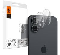 Spigen Glass.tR Optik tvrzen sklo na oky fotoapartu pro Apple iPhone 16 / 16 Plus 2ks ir