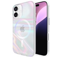 Case Mate Soap Bubble odoln zadn kryt s podporou MagSafe pro Apple iPhone 16 duhov