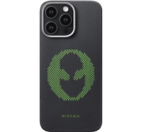 Pitaka x Aries Tactile Woven Case fosforeskujc aramidov zadn kryt pro Apple iPhone 16 Pro Alien