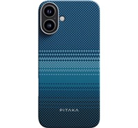 Pitaka Tactile Woven Case aramidov kryt s podporou MagSafe pro Apple iPhone 16 modr