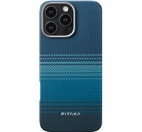 Pitaka Tactile Woven Case aramidov kryt s podporou MagSafe pro Apple iPhone 16 Pro modr