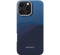 Pitaka Tactile Woven Case aramidov kryt s podporou MagSafe pro Apple iPhone 16 Pro modr / tmav modr