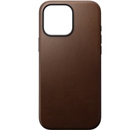 Nomad Modern Leather koen zadn kryt pro Apple iPhone 16 Pro Max tmav hnd