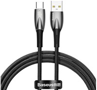 Baseus Glimmer USB-A / USB-C 100W 1m opleten ern kabel