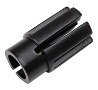 LEKI Doplnk Leki Split dowel for shafts with Y 18 mm - black