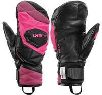 LEKI WCR Venom 3D Junior Mitt, black-pink, 4.0