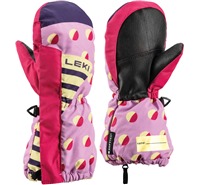 LEKI Little Paw Mitt Long, orchid-berry-frozen yellow, 1.0