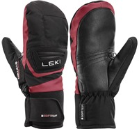 LEKI Griffin 3D Junior Mitt, black-rose, 4.0