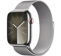 Apple Watch Series9 Cellular 45mm Steel / Silver Loop