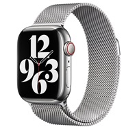 Apple Milanese Loop emnek milnsk tah pro Apple Watch 38 / 40 / 41mm Silver