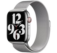 Apple Milanese Loop emnek milnsk tah pro Apple Watch 42 / 44 / 45 / 49mm Silver