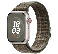 Apple Nike Sport Loop provlkac sportovn emnek pro Apple Watch 38 / 40 / 41mm Sequoia / Orange