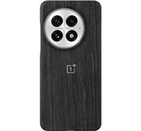 OnePlus Wood Grain texturovan kryt se zabudovanmi magnety pro OnePlus 13 ern