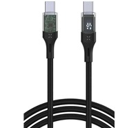 FIXED USB-C / USB-C 100W 2m opleten ern kabel s displejm