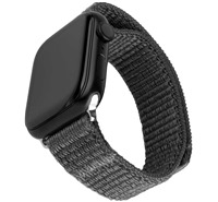 FIXED Nylon Sporty Strap nylonov emnek pro Apple Watch Ultra / 2 49mm tmav ed