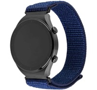 FIXED Nylon Sporty Strap nylonov emnek 20mm Quick Release pro smartwatch tmav modr