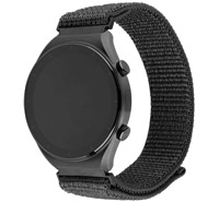 FIXED Nylon Sporty Strap nylonov emnek 22mm Quick Release pro smartwatch tmav ed