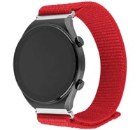 FIXED Nylon Sporty Strap nylonov emnek 22mm Quick Release pro smartwatch erven