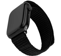 FIXED Nylon Sporty Strap nylonov emnek pro Apple Watch 38 / 40 / 41mm ern