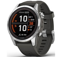 Garmin fenix 7S Pro Solar Silver Black