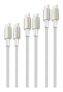 4smarts PremiumCord USB-C / USB-C, 0,5m, 1,5m a 3m 60W set kabel stbrn