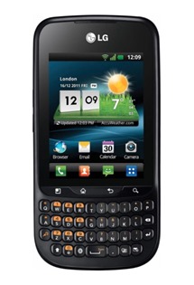 LG C660 Optimus QWERTY Black