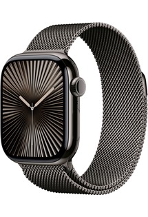 Apple Watch Series10 Cellular 46mm Slate + Slate Milanese Loop S/M