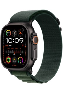 Apple Watch Ultra 2 2024 Black + Dark Green Alpine Loop S