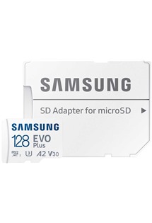 Samsung EVO+ microSDXC 128GB + SD adaptér, bulk