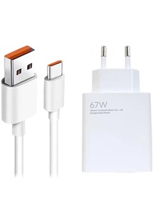 Xiaomi 67W nabjeka s USB-C kabelem bl - rozbaleno, pokozen krabika