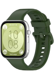 CELLFISH silikonov emnek pro Huawei Watch Fit 3 zelen
