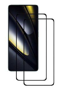 CELLFISH DUO 5D tvrzené sklo pro POCO F6 Full-Frame černé 2ks
