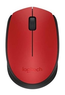 Logitech M171 bezdrtov my erven