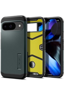 Spigen Tough Armor odoln zadn kryt pro Google Pixel 9 / 9 Pro zelen