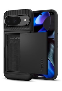 Spigen Slim Armor CS zadn kryt s prostorem na karty pro Google Pixel 9 / 9 Pro ern