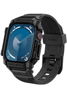 Spigen Rugged Armor Pro kompletn pouzdro s emnkem pro Apple Watch Series 10 42mm ern