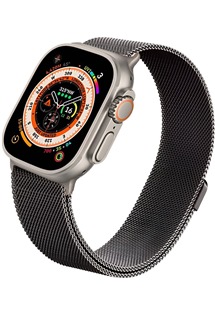 Spigen Metal Fit emnek milnsk tah pro Apple Watch 42 / 44 / 45 / 46 / 49mm ed