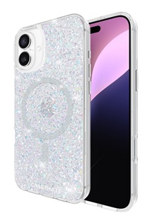 Case Mate Twinkle Disco odoln zadn kryt s podporou MagSafe pro Apple iPhone 16 Plus stbrn