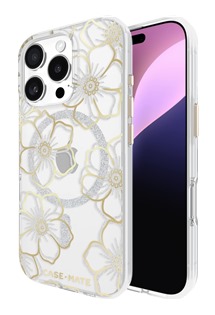 Case Mate Floral Gems odoln zadn kryt s podporou MagSafe pro Apple iPhone 16 Pro zlat