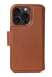 Decoded Leather Detachable Wallet flipové pouzdro s podporou MagSafe pro Apple iPhone 15 Pro hnědé