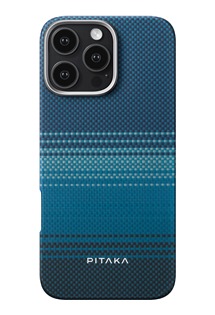 Pitaka Tactile Woven Case aramidov kryt s podporou MagSafe pro Apple iPhone 16 Pro modr