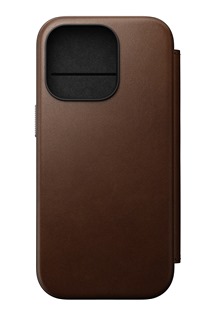 Nomad Modern Leather Folio koen flipov pouzdro pro Apple iPhone 16 Pro hnd