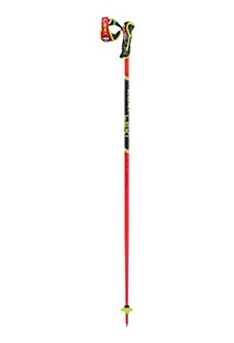 LEKI Poles, WCR TBS SL 3D, bright red-black-neonyellow, 110